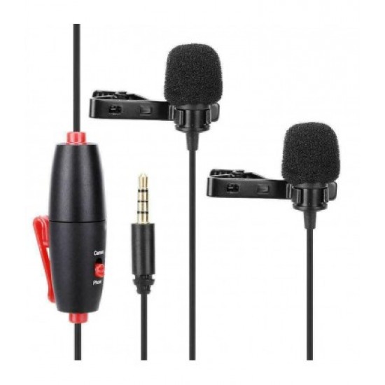 LENSGO LYM-DM1 Double Dual Wired Microphone